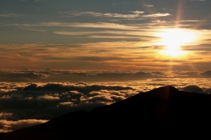 Haleakalā kurz nach Sonnenaufgang
